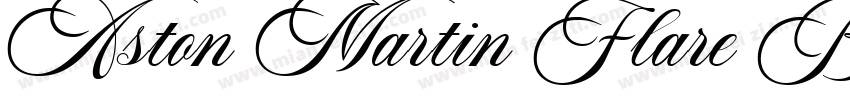 Aston Martin Flare Bold字体转换